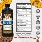 Barlean's Lignan Flax Oil 945g on a kitchen counter