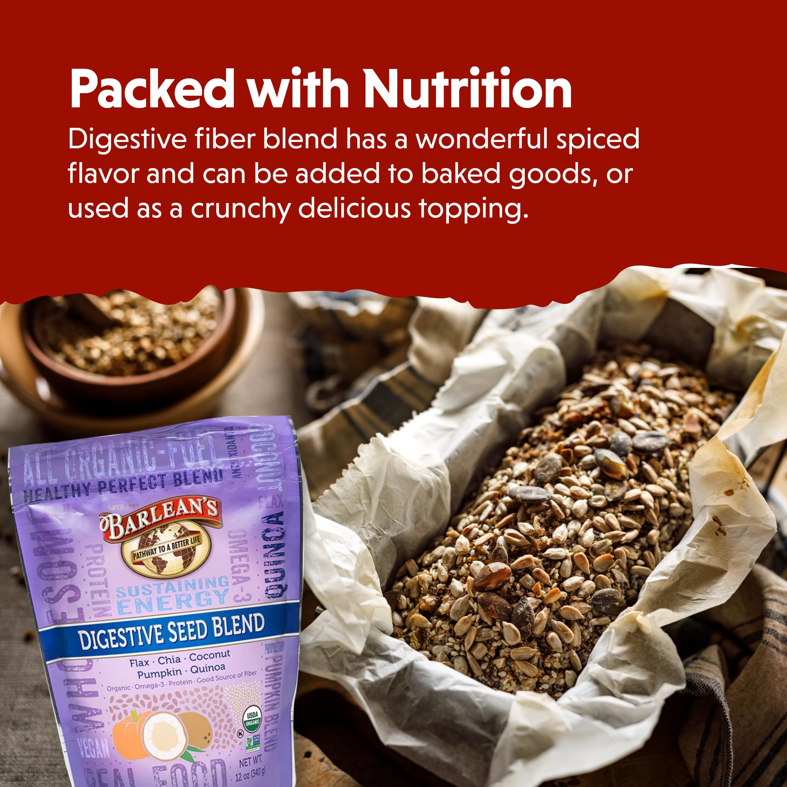 Barlean's Multi Seed Blend ingredients list