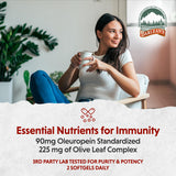 Barlean's Olive Leaf Complex ingredients list