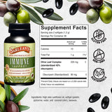Barlean's Olive Leaf Complex mini-softgels on a table