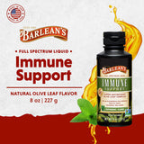 Barlean's Olive Leaf Extract 227g bottle side view