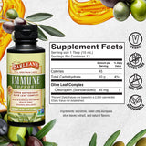 Barlean's Olive Leaf Extract 255g showing the cap and opening