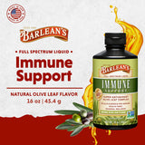 Barlean's Olive Leaf Extract 454g bottle side view