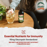 Barlean's Olive Leaf Extract 454g ingredients list