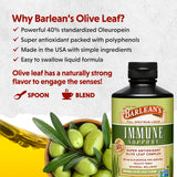 Barlean's Olive Leaf Extract 454g label close-up