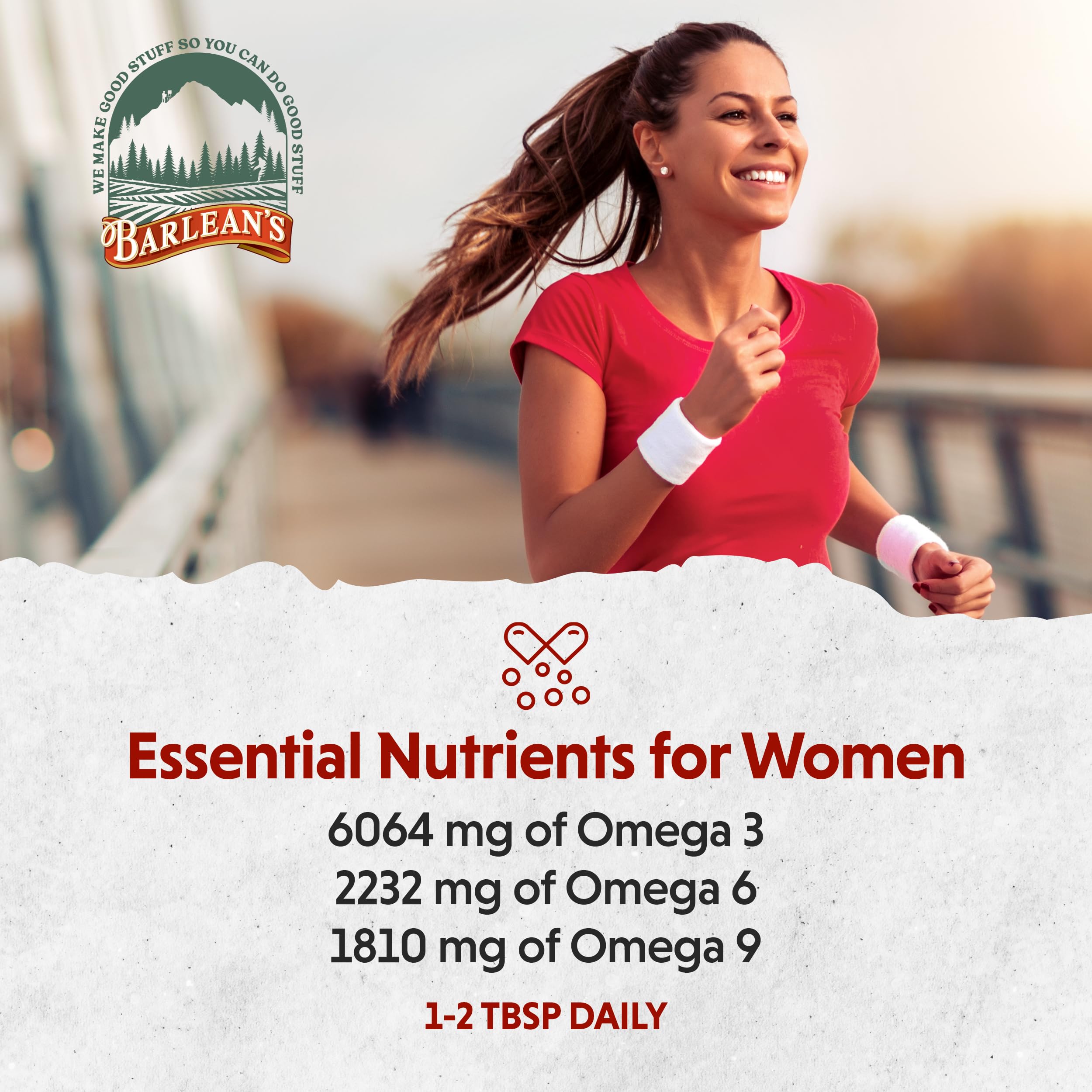 Barlean's Omega 3-6-9 chocolate flavour nutrition facts