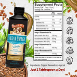 Barlean's Omega 3 6 9 Oil Blend bottle side view