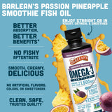 Barlean's Omega 3 Fish Oil Liquid 499g bottle