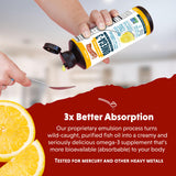 Barlean's Omega-3 Fish Oil Liquid Lemon Crème ingredients list