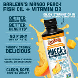Barlean's Omega-3 Fish Oil Liquid Mango Peach 454g ingredients list