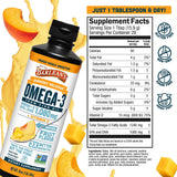 Barlean's Omega-3 Fish Oil Liquid Mango Peach 454g nutritional information