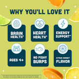 Barlean's Omega 3 Fish Oil Liquid spoonful