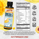 Barlean's Omega-3 Mango Peach Smoothie lifestyle shot