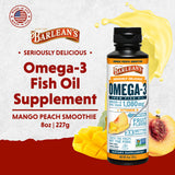 Barlean's Omega-3 Mango Peach Smoothie packaging