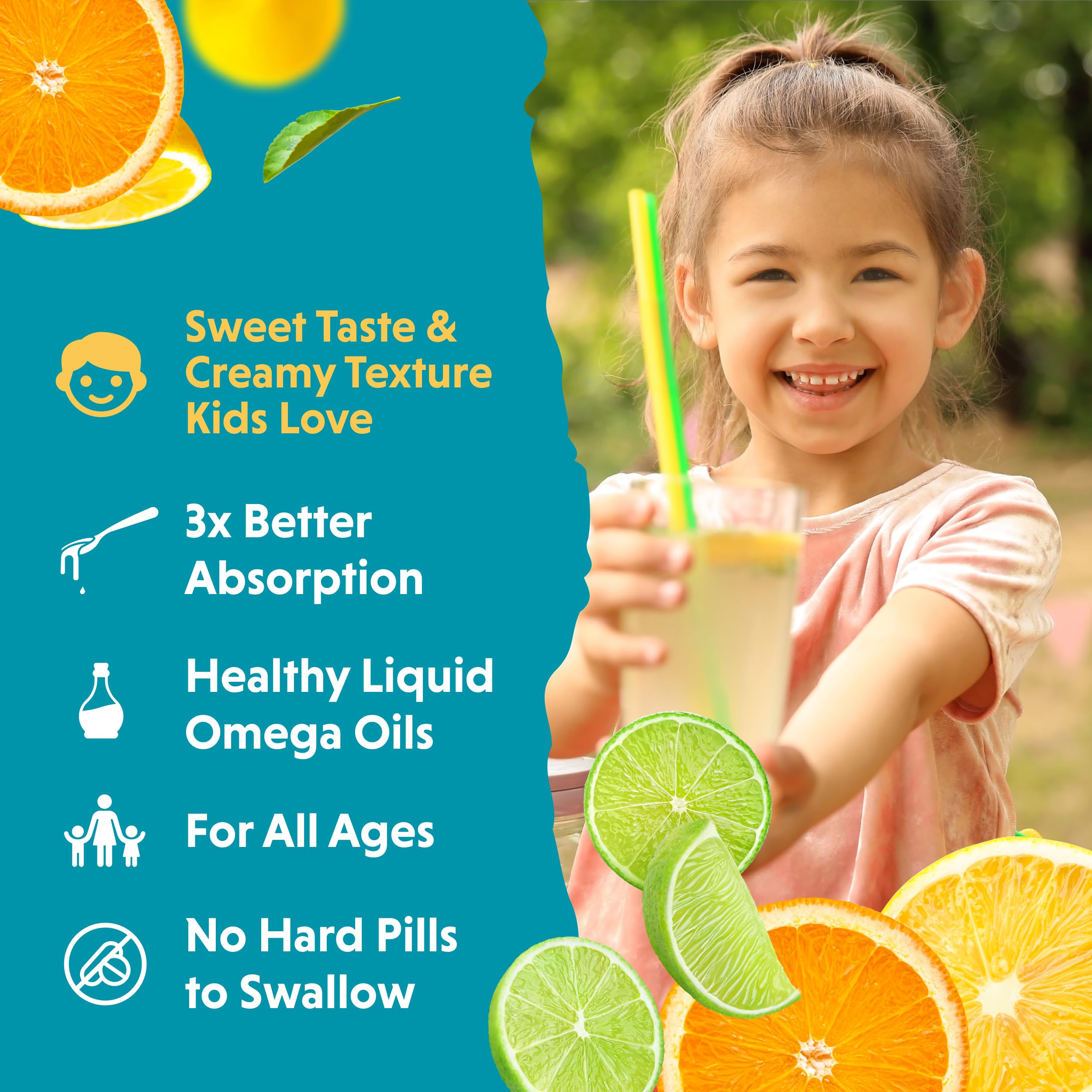 Barlean's Omega Pals Citrus flavour fish oil