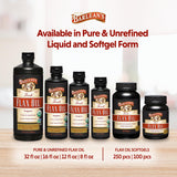 Barlean's Organic Flax Seed Oil 372g in a smoothie
