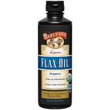 Barlean's Organic Lignan Flax Oil 100g front view with packaging