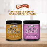 Barlean's Stomach Repair Powder with a measuring spoon