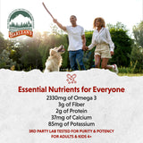 Barlean's Super Seed Blend added to a smoothie