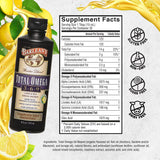 Barlean's Total Omega 3-6-9 Liquid Supplement cap open