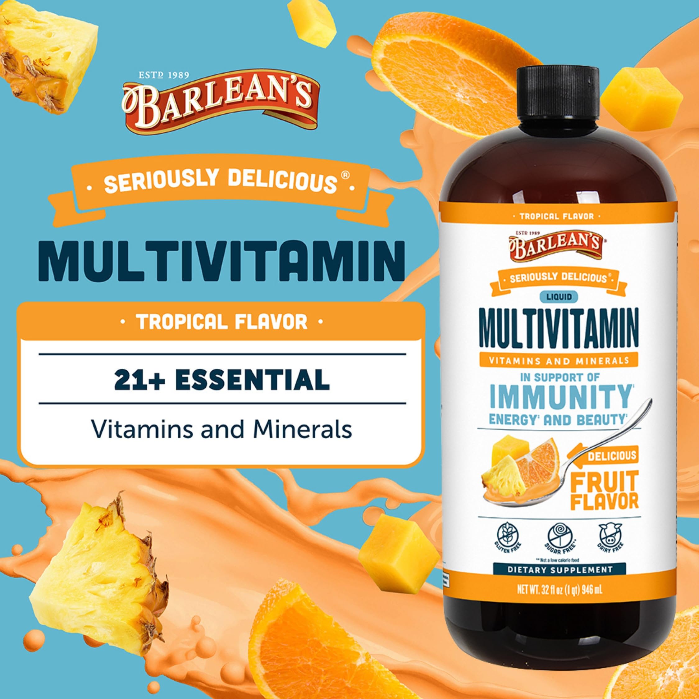 Barlean's Tropical Multivitamin Supplement creamy texture