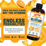 Barlean's Tropical Multivitamin Supplement serving suggestion