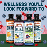 Barlean's Vegan Omega-3 Oil 454g with fresh vegetables