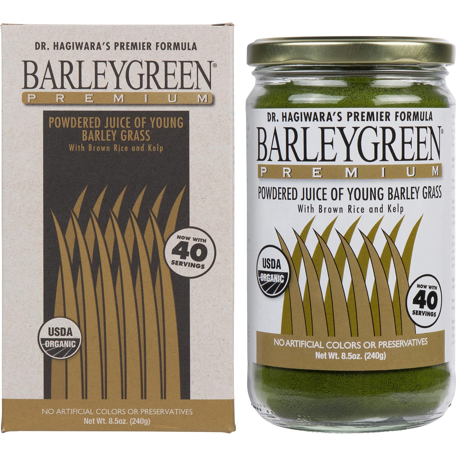 BARLEYGREEN BarleyGreen Powder 600g ingredients close-up
