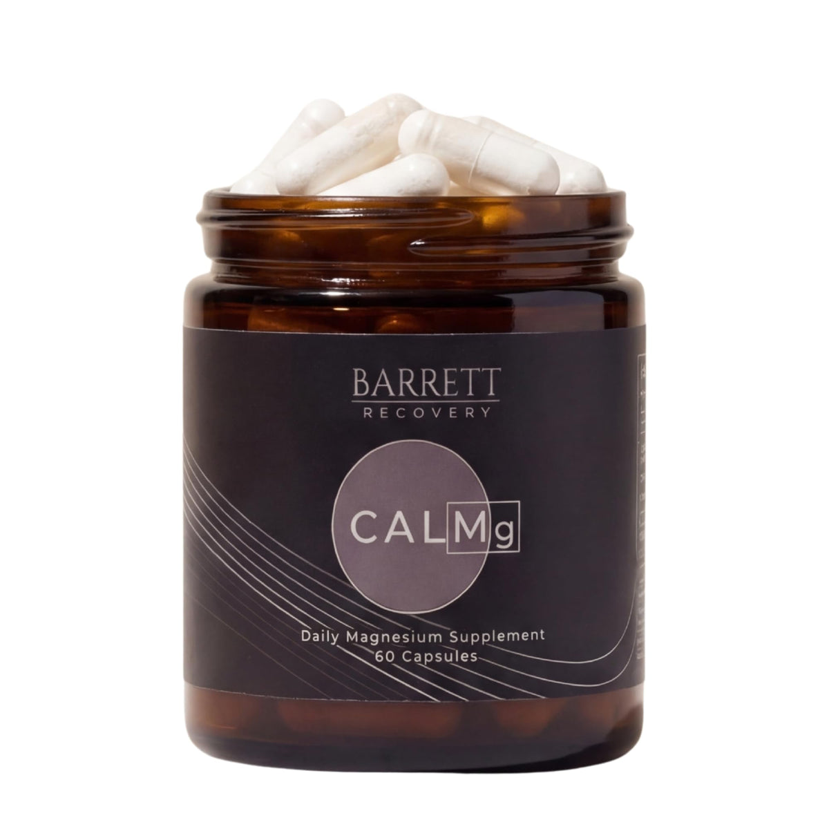 Barrett use CALMg Magnesium Supplement 60 Capsules front view