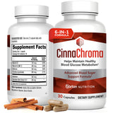 Barton Nutrition CinnaChroma Cinnamon Supplement bottle front view
