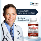 Barton Nutrition CinnaChroma Cinnamon Supplement capsules in a hand