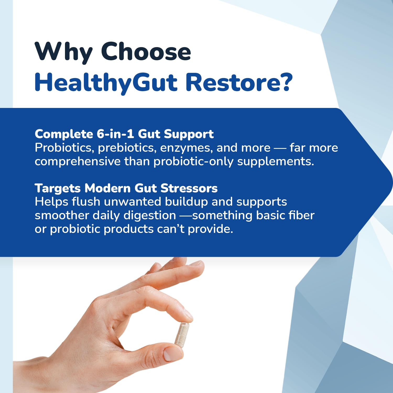 Barton Nutrition HealthyGut Restore Multi-Enzymes packaging with ingredients list