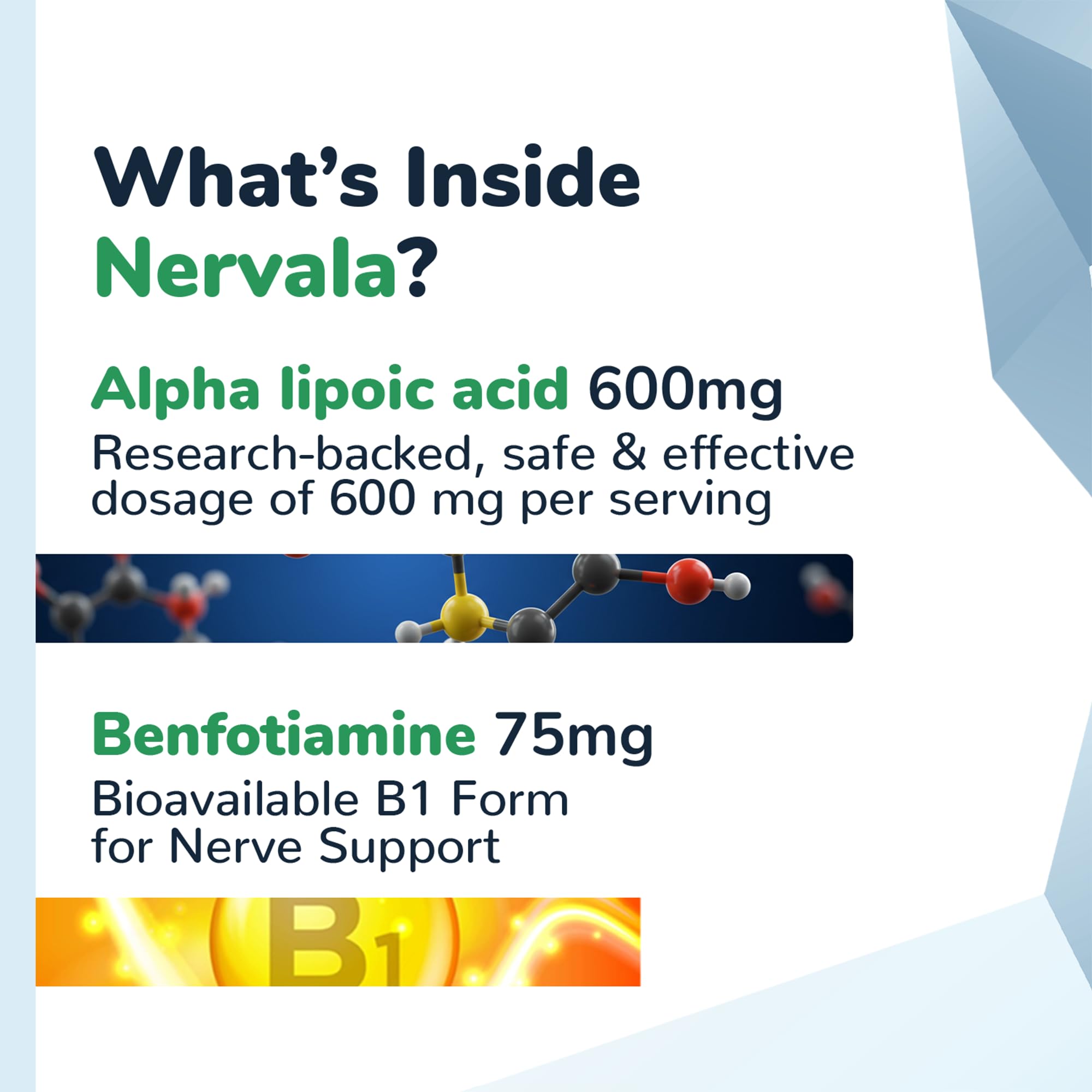 Barton Nutrition Nervala Alpha Lipoic Acid capsule on a wooden table