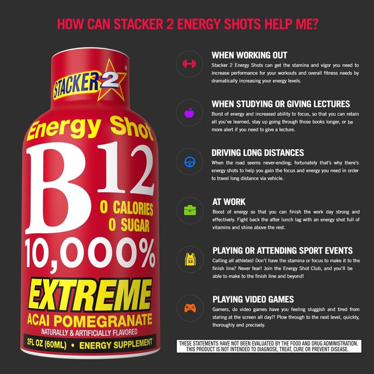 BASED BOX B12 Energy Drink Acai Pomegranate bottle close-up