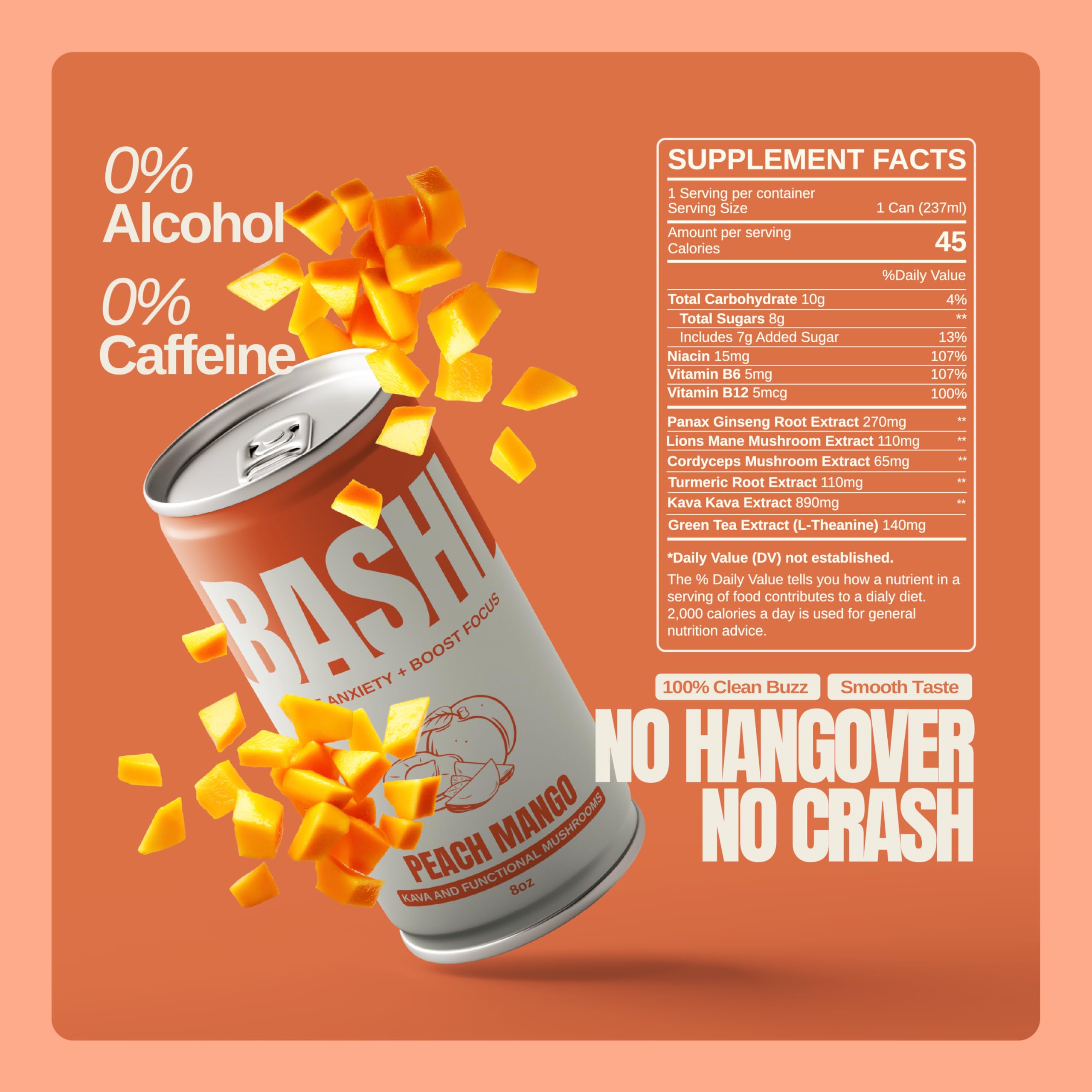 Bashi Kava Drink Blueberry Lemon can lifestyle scene