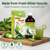 BASIC AYURVEDA Bitter Gourd Juice bottle side view