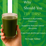 BASIC AYURVEDA Neem Juice 550g with fresh neem leaves