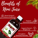 BASIC AYURVEDA Noni Juice glass with liquid