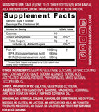 Basic Brands Omega-3 Fish Oil Softgels 1000mg side view