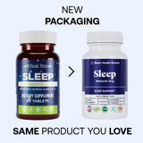 Basic Brands Sleep Melatonin 3mg tablets in hand