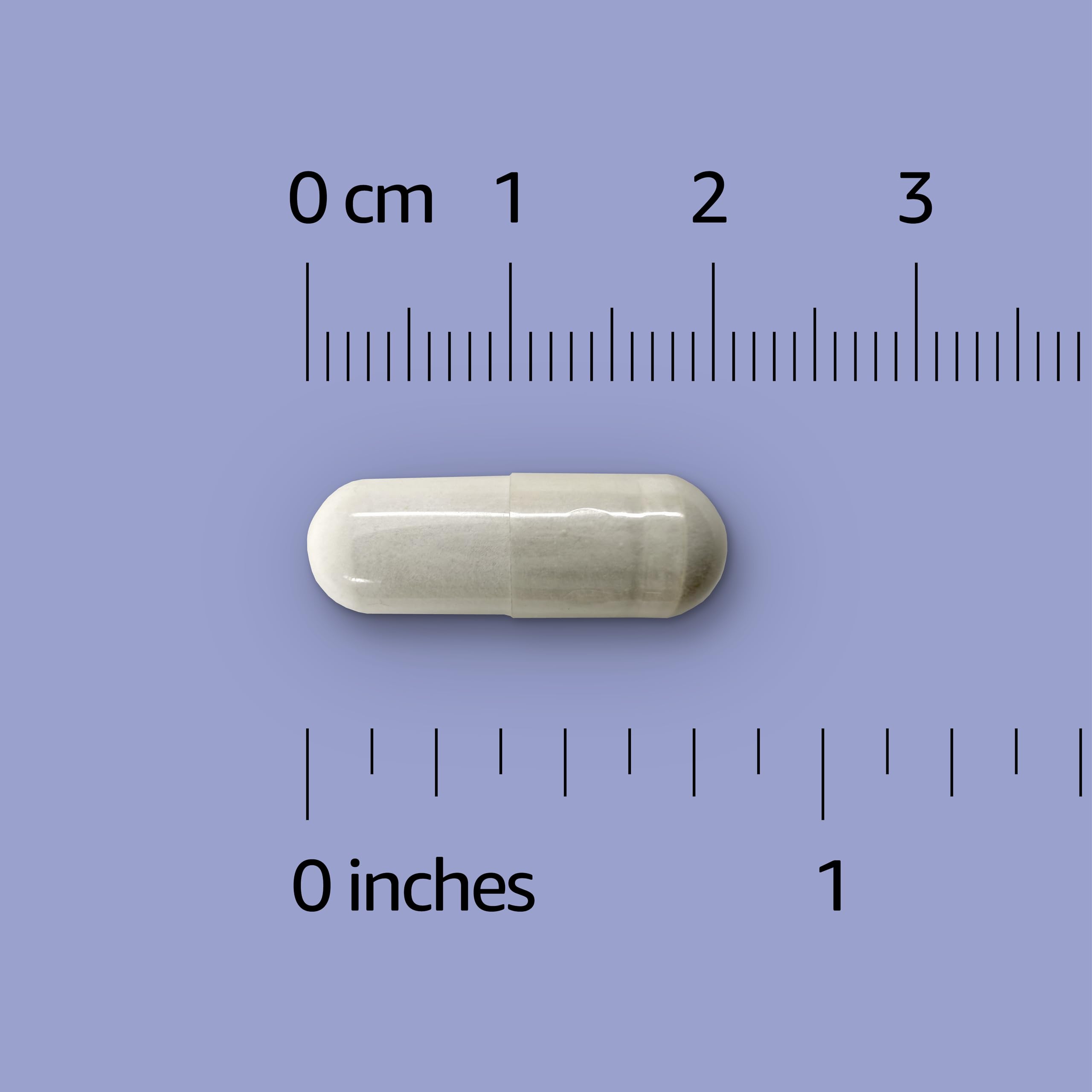 Basics 5-HTP Capsules side view showing capsule details