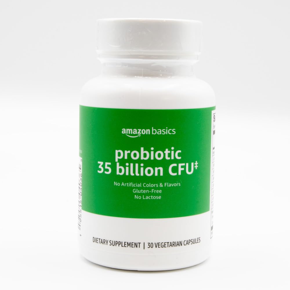 Basics Probiotic Capsules front view with packaging
