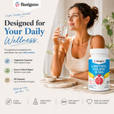 Basigano L-Methylfolate 15mg supplement with measuring spoon