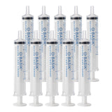 BASIK Oral Syringe front view with caps included
