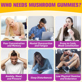 Basopum Mushroom Gummies with fresh elderberries