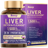 Baszy Milk Thistle Supplement 60 vegan capsules front view