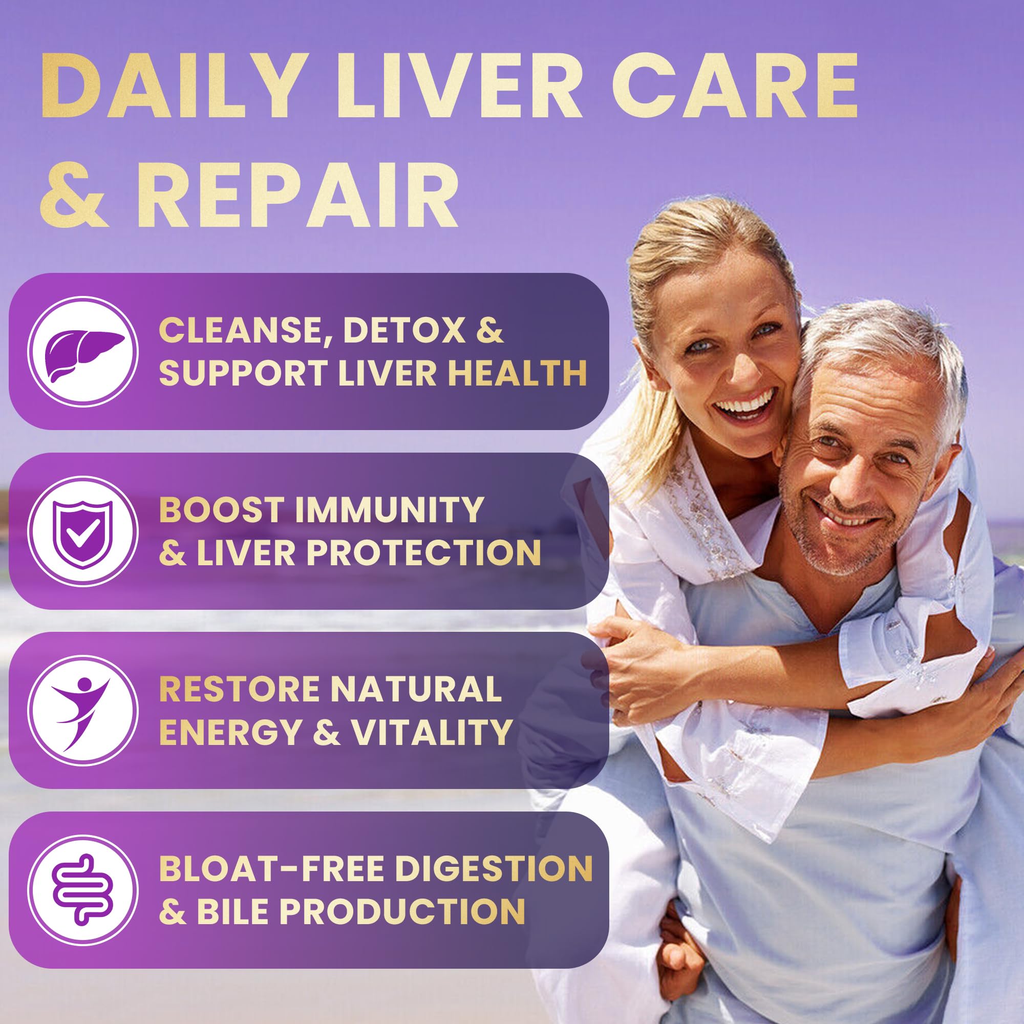 Baszy Milk Thistle Supplement capsules in a hand