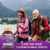 Baszy Milk Thistle Supplement displayed with other vitamins
