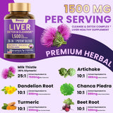 Baszy Milk Thistle Supplement packaging with herbal extracts