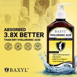 BAXYL Hyaluronic Acid Joint Support Liquid side view with cap